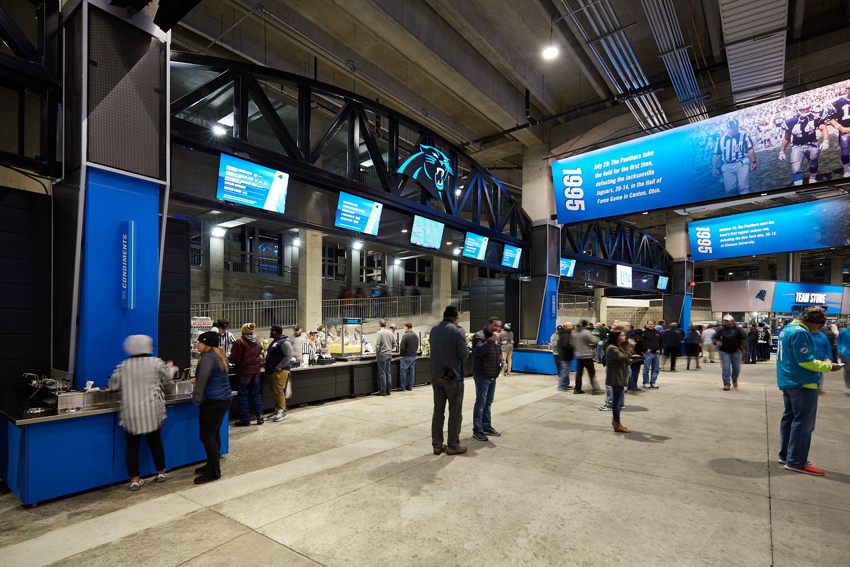 BOA Carolina Panthers Stadium, Charlotte NC - Wagner Murray Architects, Charlotte NC